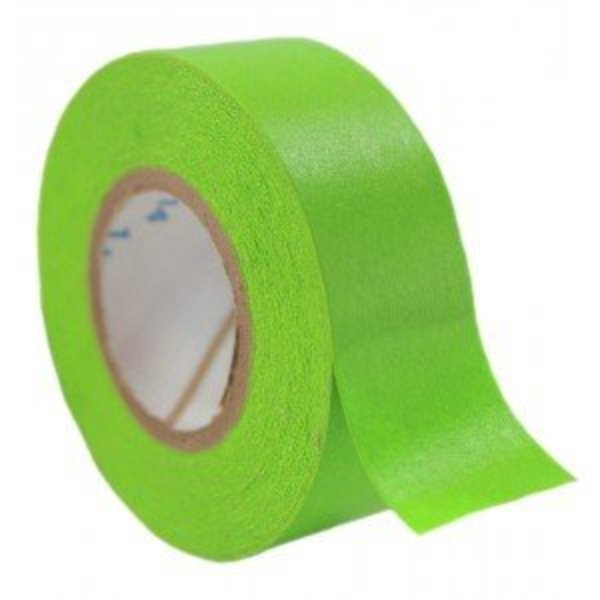 Precision Dynamics Time Tape, 1" Core, 3/4" Wide, Green, 6/PK 512501-G